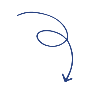 Hand drawn arrow