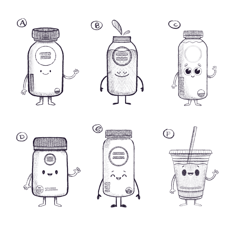 cleanjuice_mascot_proposals