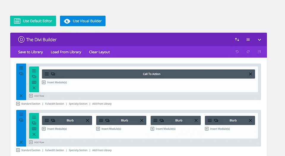 Creatore di pagine Divi