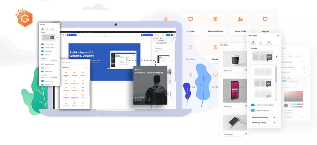 gutenburg page builder