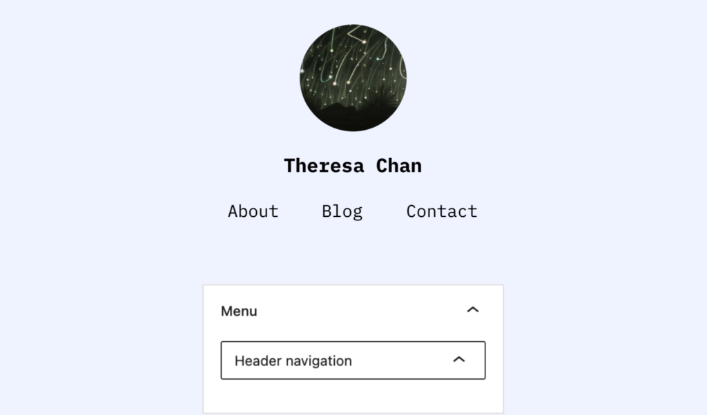 Menu Management in WP 6.1