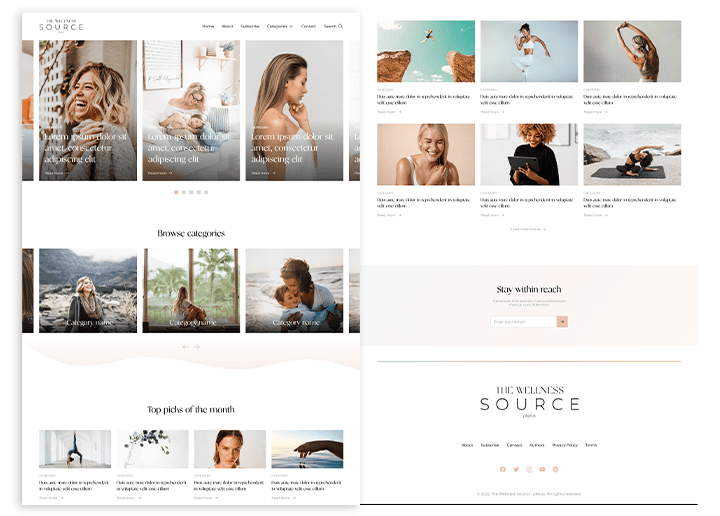 The Wellness Source UI