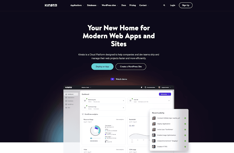 Kinsta Web Hosting Company