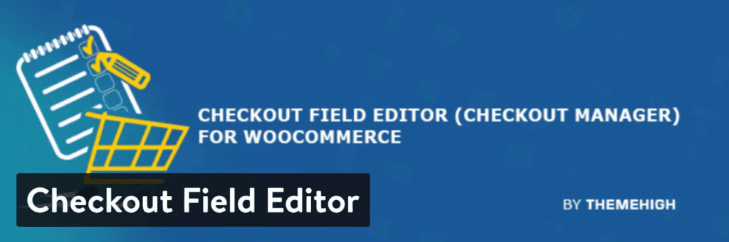 Checkout Field Editor