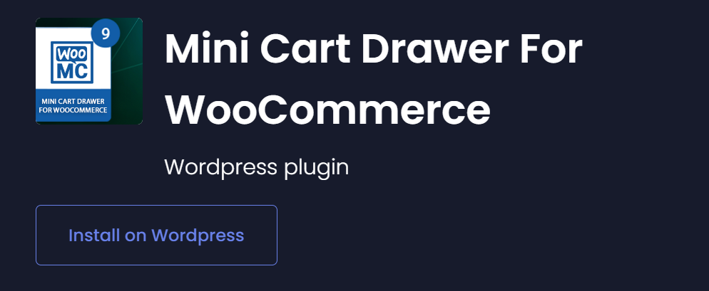 Mini Cart Drawer