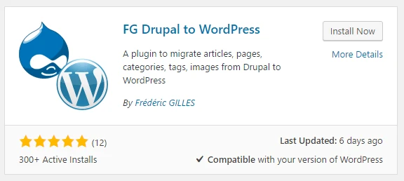 FG Drupal to WordPress