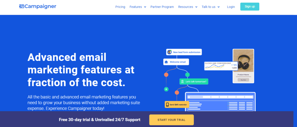 Campaigner is one of the best email marketing services 