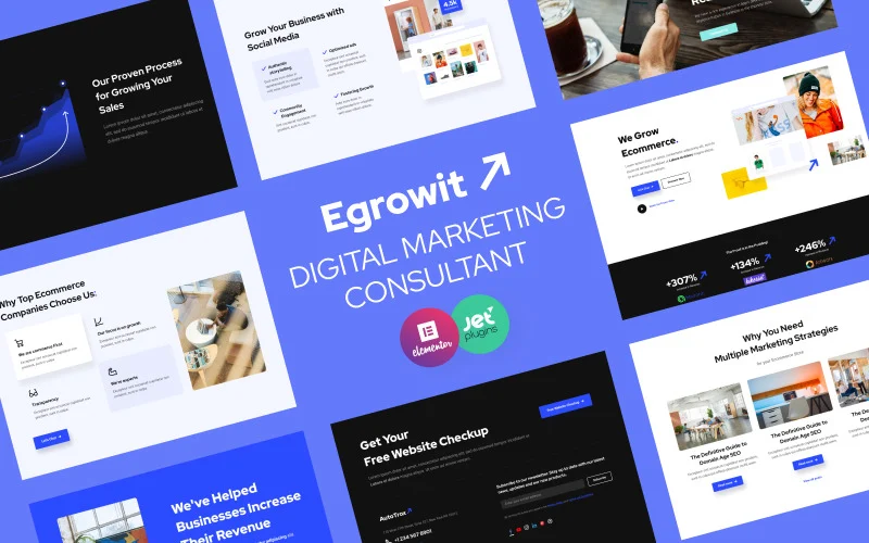 Egrowit is one the best landing page template 