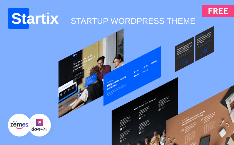 Startix Elementor Template 