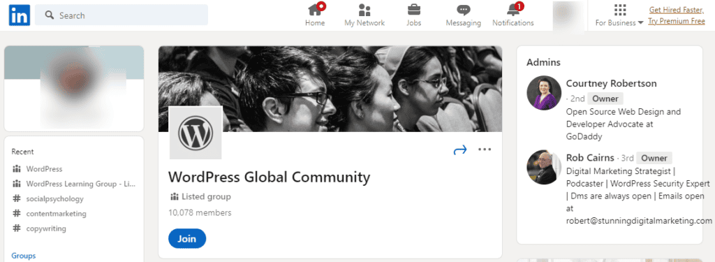 wordpress-global-community-groups-on-linkedin