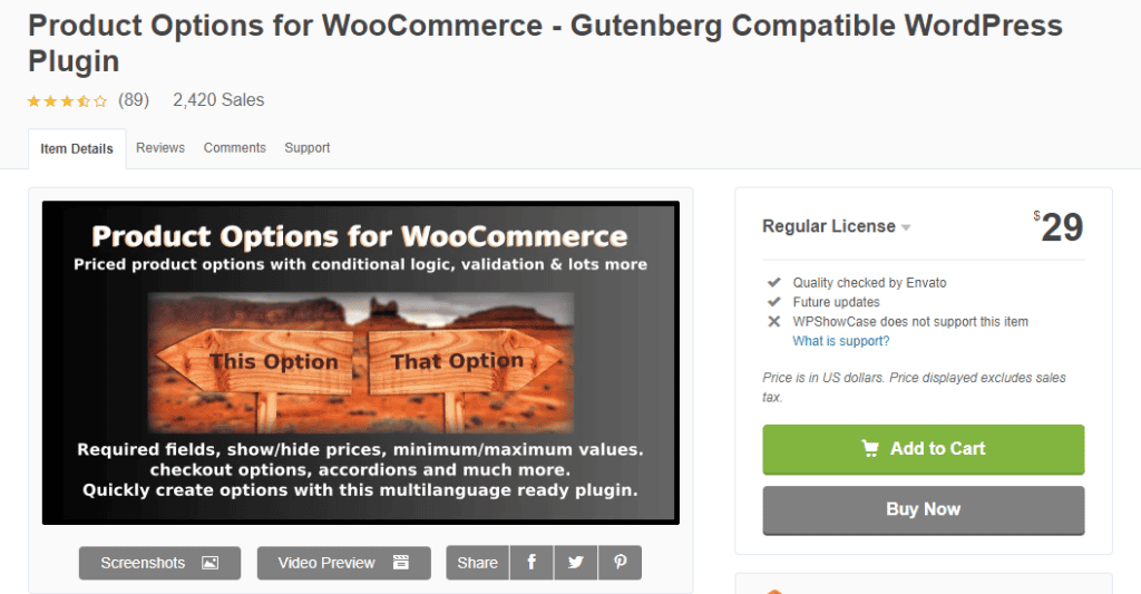 Product Options for WooCommerce – Gutenberg Compatible WordPress Plugin