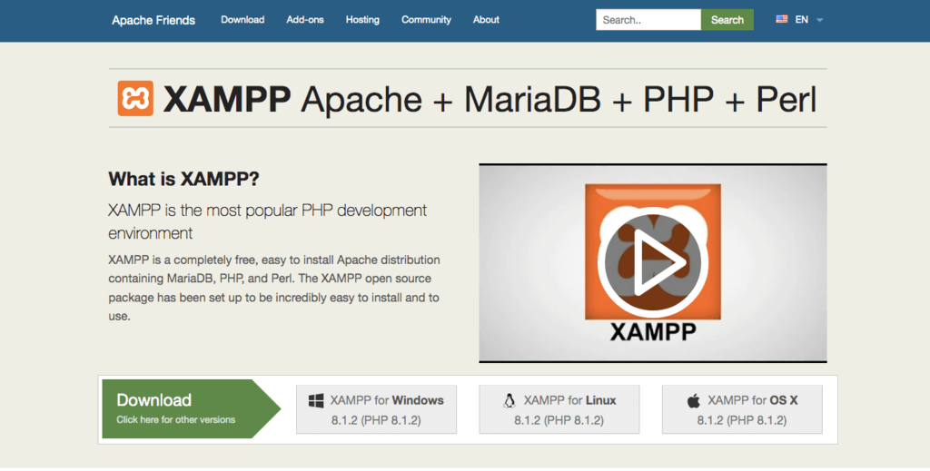 Using XAMPP to install wordpress on windows 11