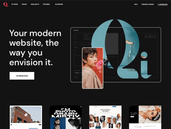 Qi-free-saas-elementor-wordpress-theme