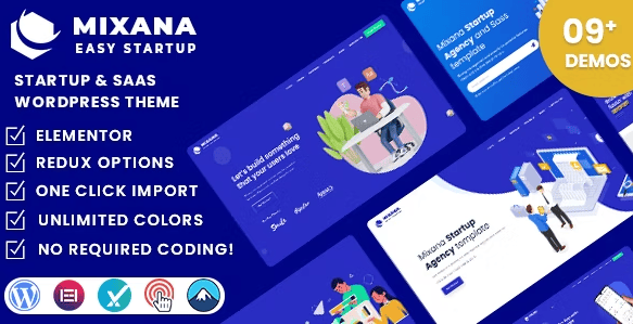 mixana-saas-elementor-wordpress-theme
