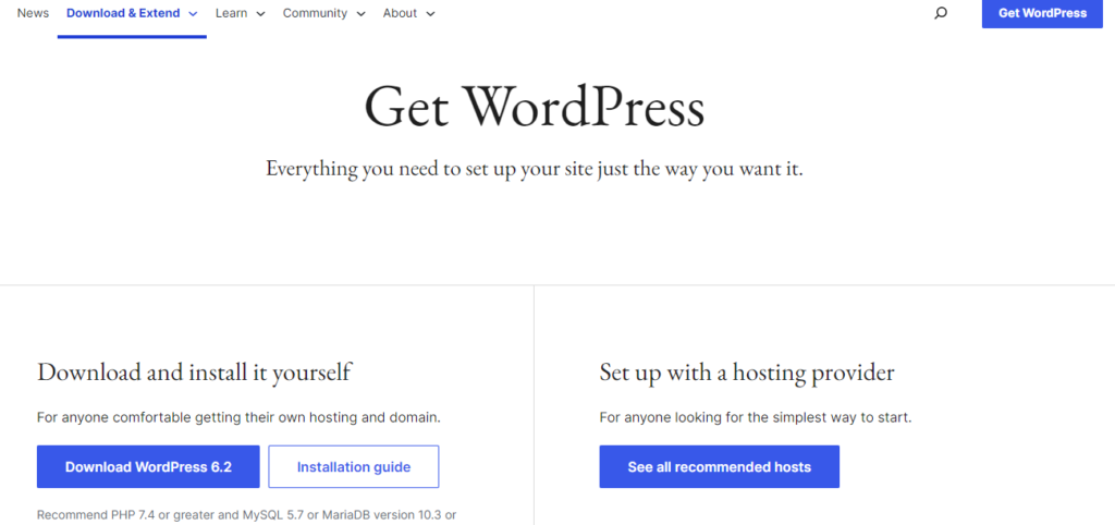 WordPress pricing 