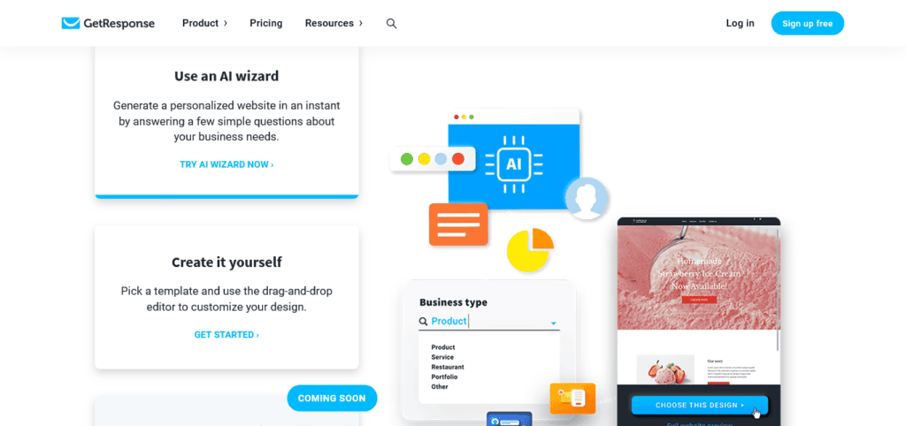 getresponse-free-ai-website-builders