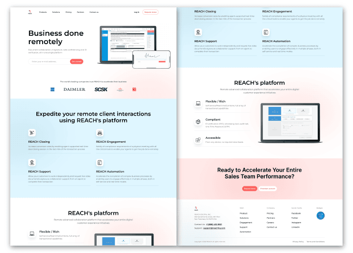 intial design of reachhq