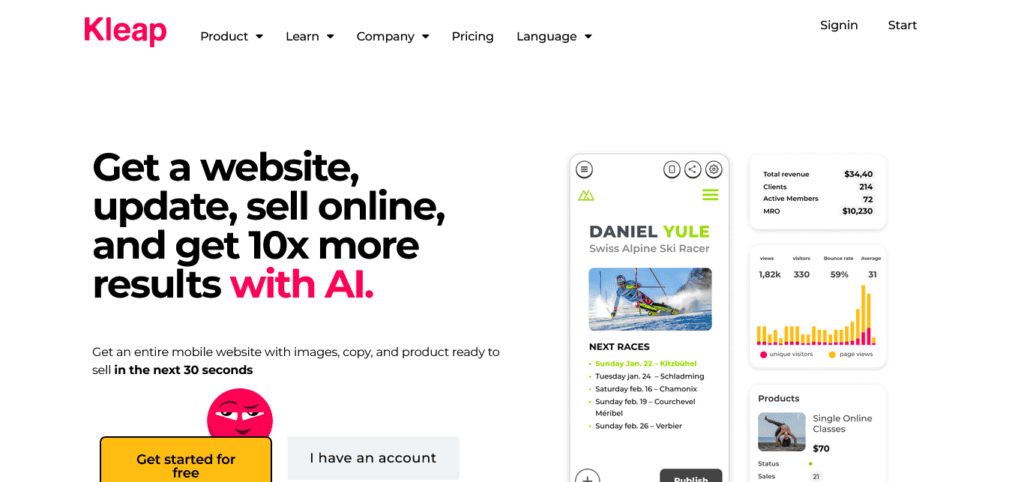 kleap-ai-website-builders
