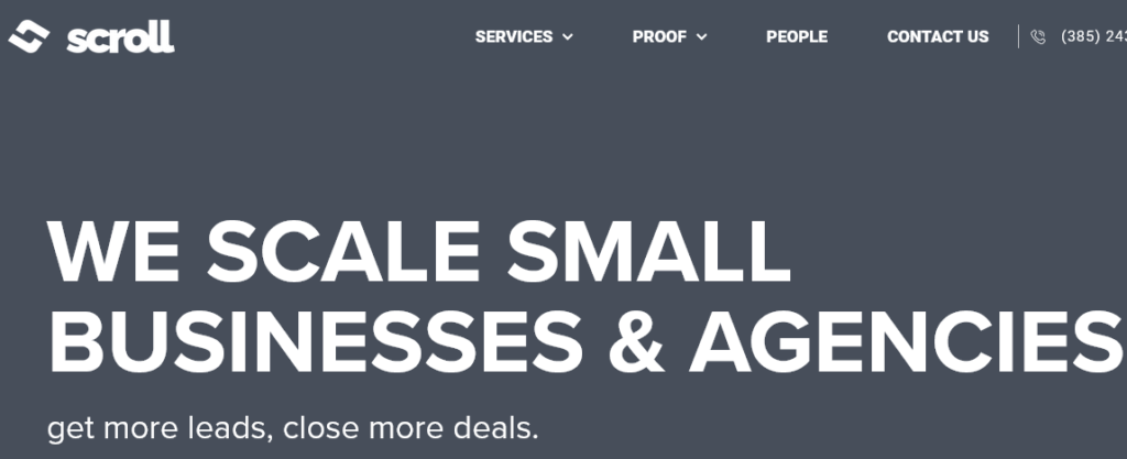 digital-marketing-for-service-businesses-agencies-scroll