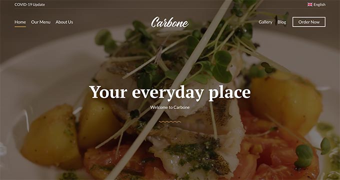 WordPress Restaurant Website Theme