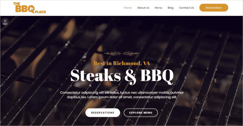 WordPress Restaurant Website Theme