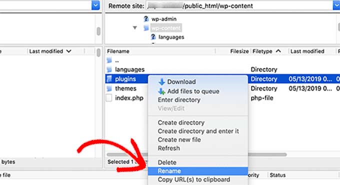 critical-error-on-your-wordpress-website-deactivate-rename-plugins