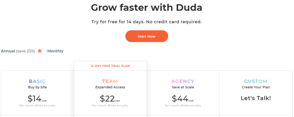 Duda-Pricing