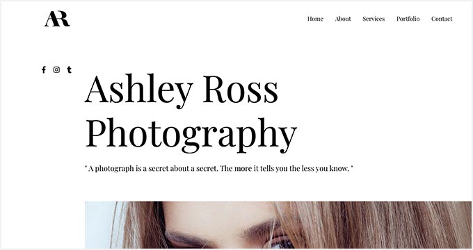 WordPress Photography Theme | Theme for Photographers
