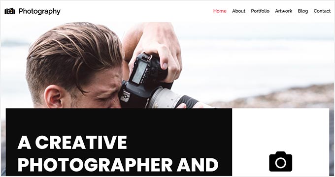 Responsive WordPress theme | WordPress Photography theme