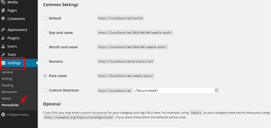 update-permalinks-in-wordpress-for-301-error