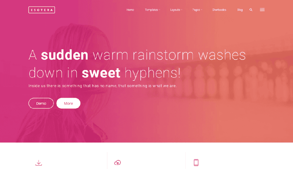 Esotera- free wordpress agency theme