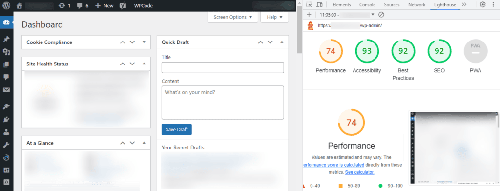 analyze-page-speed-results