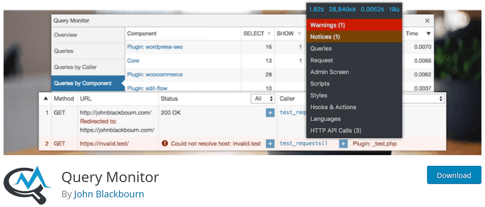 query-monitor-wordpress-plugin-to-optimize-plugins-in-wordpress-admin-panel