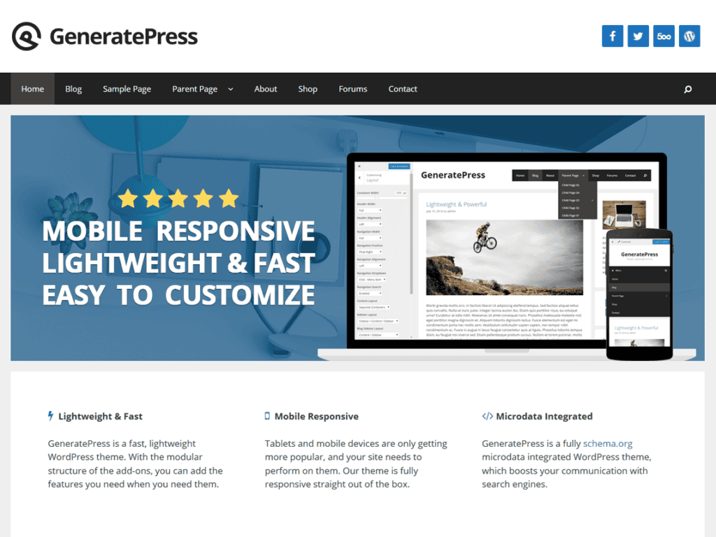 GeneratePress-theme-for-elementor