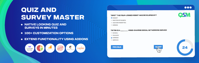 Quiz-and-Survey-Master-WordPress-plugin