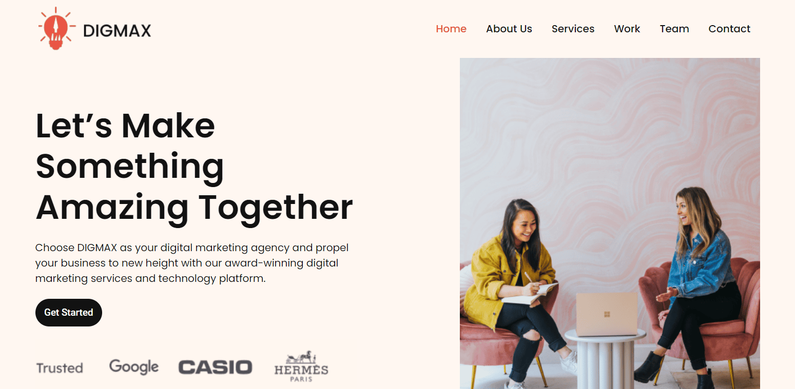 digital marketing agency template