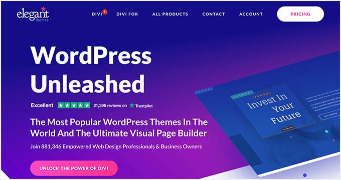 Elegant Themes - wordpress blogs follow