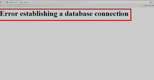 error-establishing-database-connection-in-wordpress