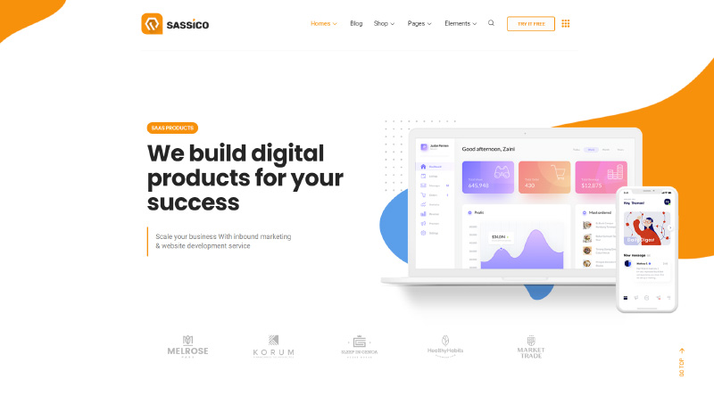 Sassico-WordPress-Theme