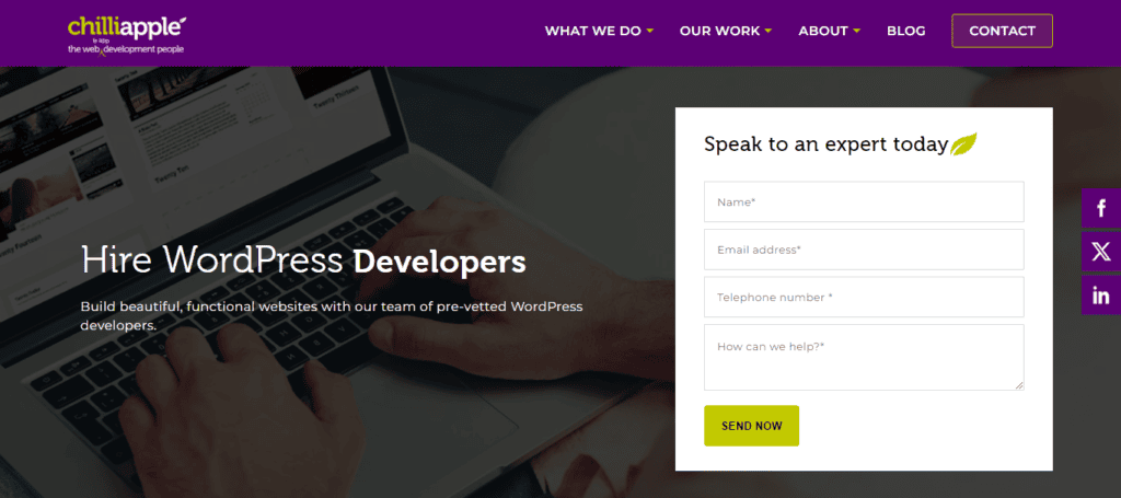chilliapple-wordpress-developers-uk