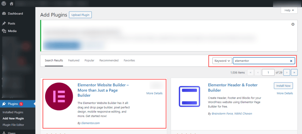 reinstall-elementor