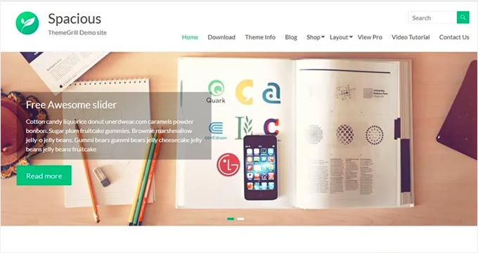 Spacious Best Free WordPress Themes