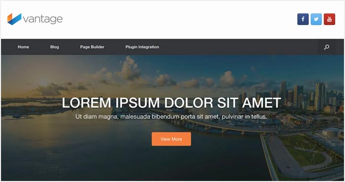 Vantage Best Free WordPress Themes