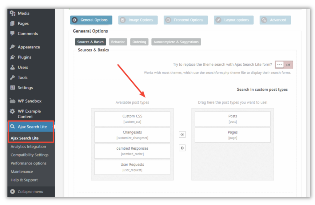 Ajax Search Lite
