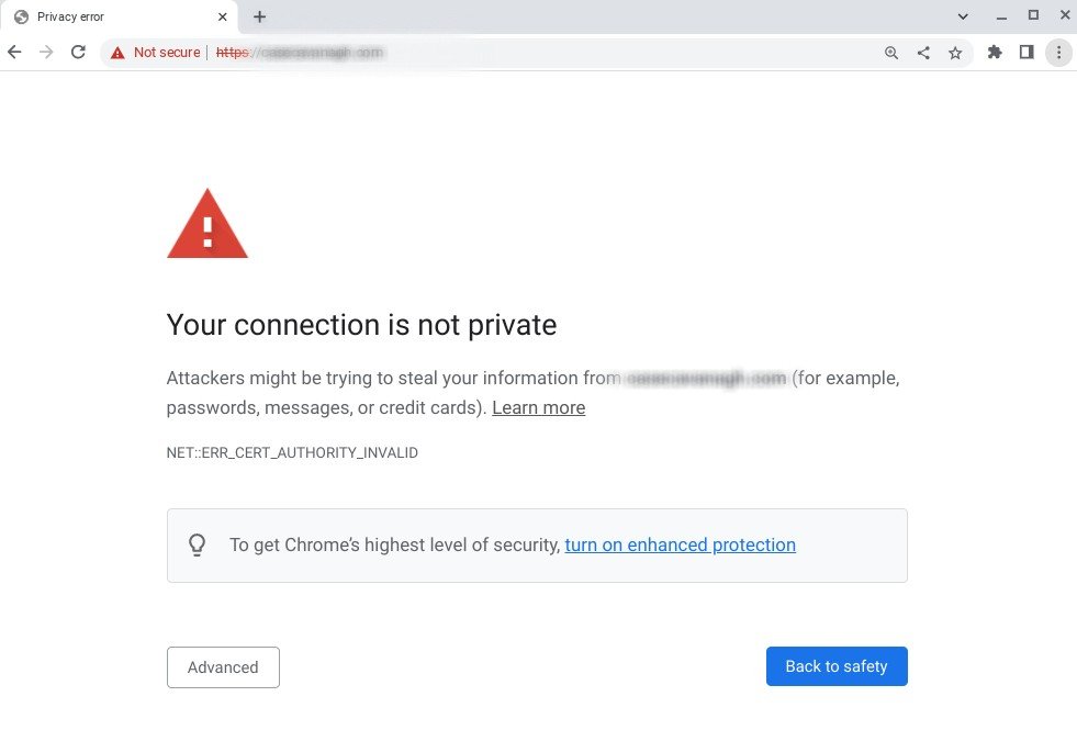 HTTPS negligence