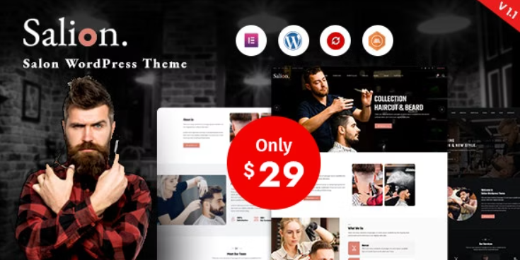 Salion - beauty salon wordpress theme