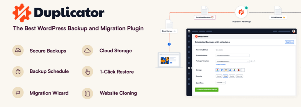 Duplicator - WordPress database plugins