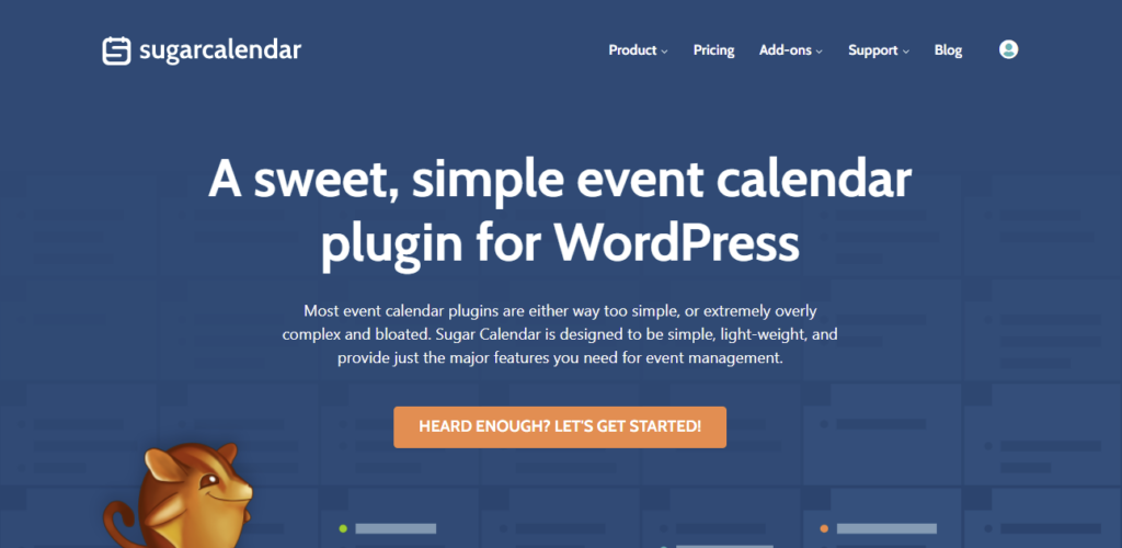 Sugar-Calendar- event calender plugins
