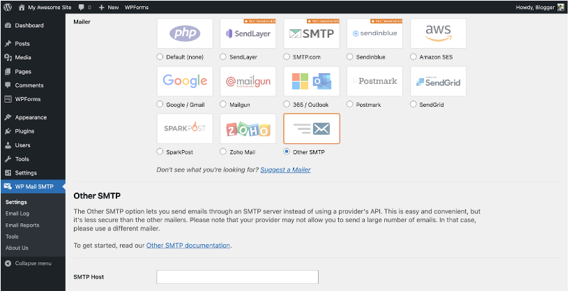 WP Mail SMTP - WordPress Email Plugins