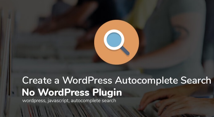 WordPress autocomplete search